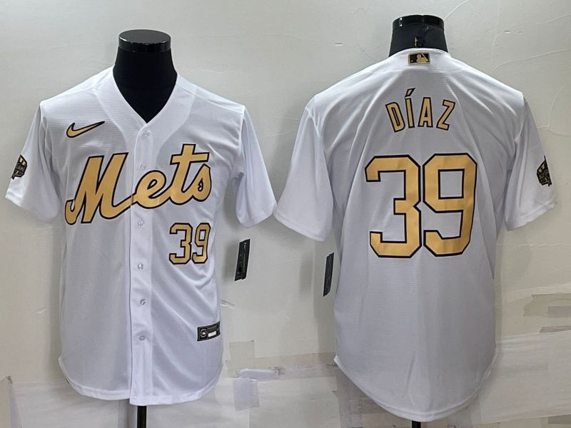 Men New York Mets #39 Diaz White 2022 All Star Game Nike MLB Jerseys